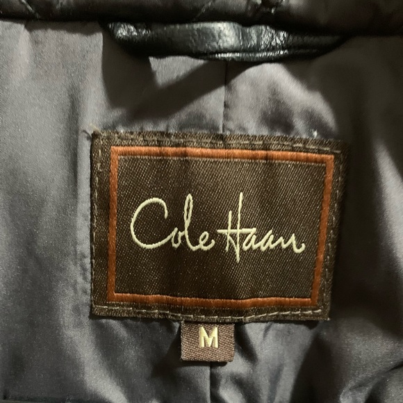 Cole Haan Quilted Long Coat - Picture 9 of 12